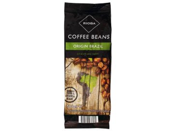 Rioba Brazil 100% Arabica zrnková káva 500g