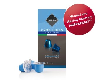 Rioba Caffé Lungo Armonioso kapsle pro Nespresso 10ks