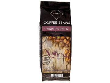 Rioba Indonesia 100% Arabica zrnková káva 500g